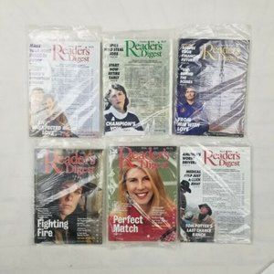 Lot Of 6 Reader’s Digest Magazine 1998 Set January thru June